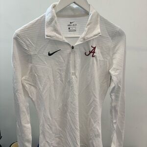 Nike Dri-FIT White Pullover with University of Alabama Logo